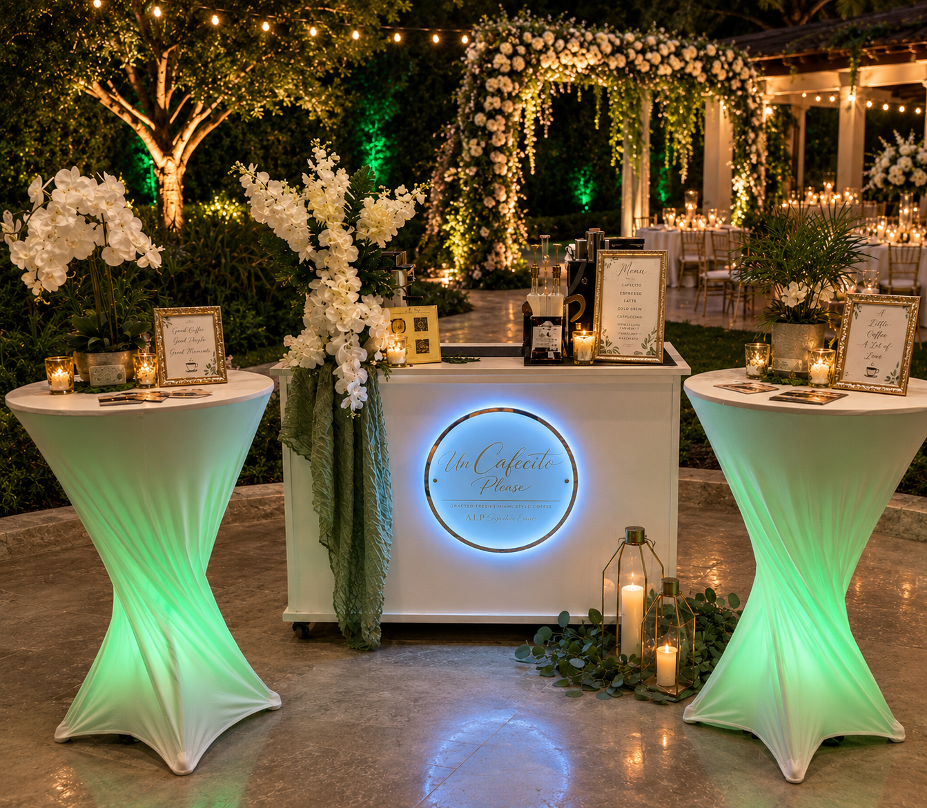The Celebration Experience, mobile coffee bar in Miami